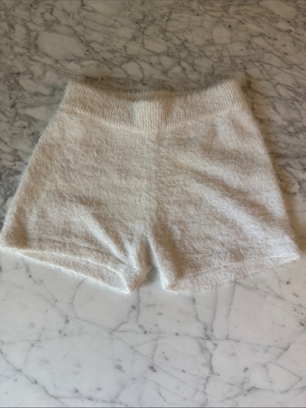 Cozy Fuzzy Knit Women's Shorts